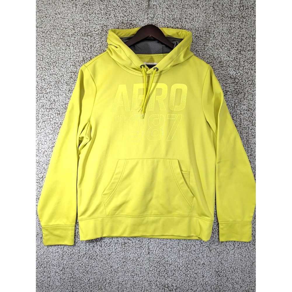 Aeropostale Popover Hoodie Sweatshirt Men's Size Large‎ Active Yellow